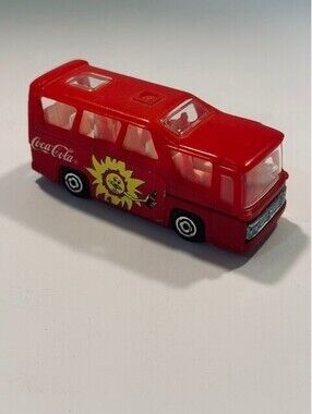 Majorette 1996 #262 Minibus 1/87 Coca-Cola Coke RED France - Coke Bus - Rare